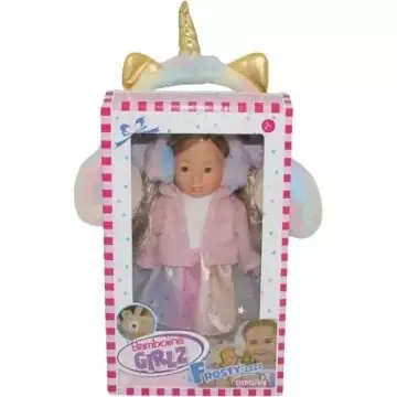Bambolina Girlz Játékbaba fülvédővel + ajándék gyerek fülvédő - 30 cm Akciós ár
