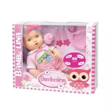 Árcsökkenés Bambolina Beszélő baba kiegészítőkkel - 42 cm, magyarul beszélő
