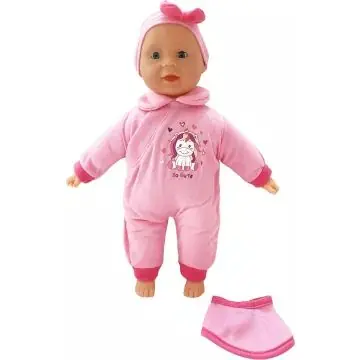 Bambolina Magyarul beszélő játékbaba előkével - 34 cm Biztonságos fizetés
