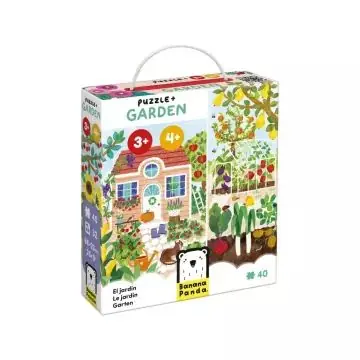 Vedd meg most Banana Panda Kirakó képkártyákkal, poszterrel - kert, 40 db-os