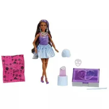 Barbie Party Reveal Glamour meglepetés szett - Lila Akciós ár