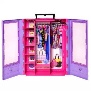 Kihagyhatatlan ajánlat Barbie Fashionista öltözőszekrény