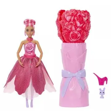 Barbie Reveal Virágvarázs Meglepetés baba - Rózsa Alacsony ár