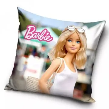 Ajánlat Barbie Stílusos párnahuzat, poliészter - 40 x 40 cm