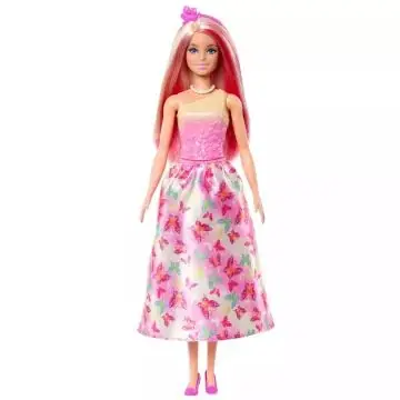 Legkelendőbb Barbie Varázslatos hercegnő baba - rózsaszín CSOMAGOLÁSSÉRÜLT