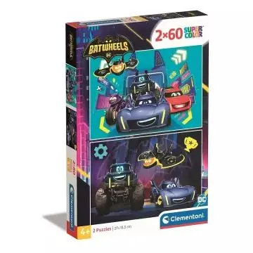 Batwheels puzzle - 2 x 60 darabos Akció