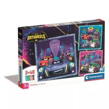 Batwheels puzzle - 3 x 48 darabos Kedvezmény