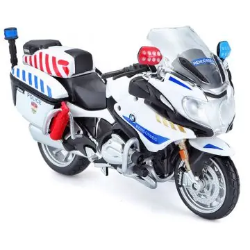 Bburago rendőrmotor 1 18 - kék, fehér Akciós ár