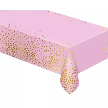 BeautyCharm Arany pöttyös asztalterítő - Pink, 137 x 183 cm Legnépszerűbb