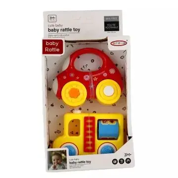 Outlet Bébi autó-csörgő szett – 2 db-os
