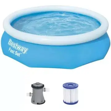 Expressz kézbesítés Bestway Fast Set puhafalú medence vízforgatóval - 305x76 cm