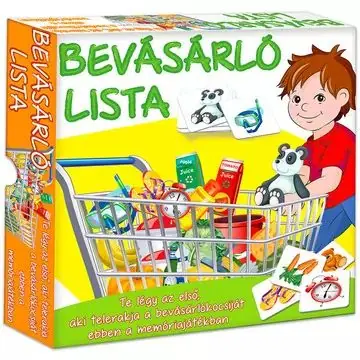 Bevásárló lista társasjáték Rendeld meg most