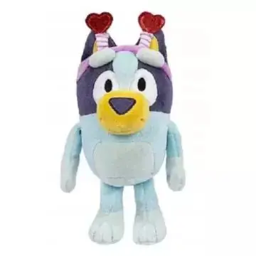 Gyors kiszállítás Bluey Bluey plüssfigura szíves hajpánttal - 20 cm