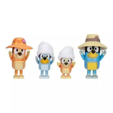 Expressz kézbesítés Bluey Családi utazás játékkészlet - 4 db-os