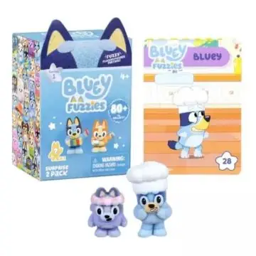 Bluey Fuzzies meglepetés - dupla csomag Újdonság