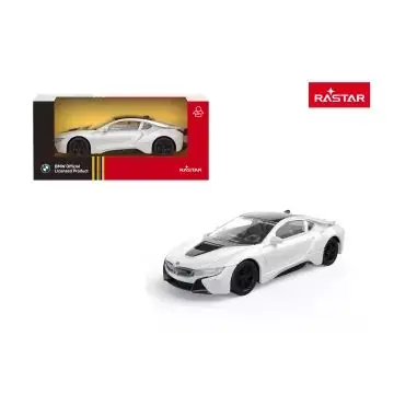 BMW i8 fém kisautó 1 43, fehér Outlet