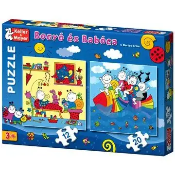 Expressz kézbesítés Bogyó és Babóca - 12 és 20 db-os puzzle - Szivárványhal