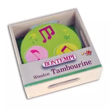 Bontempi Fa tamburin 6 cintányérral - 4 cm, többféle Utolsó esély