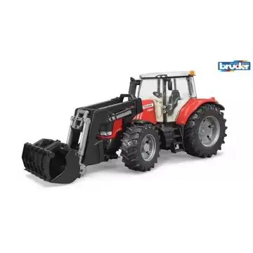 Biztonságos fizetés Bruder Massey Ferguson 7624 traktor homlokrakodóval