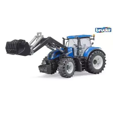 Bruder New Holland T7.315 traktor homlokrakodóval Vedd meg most