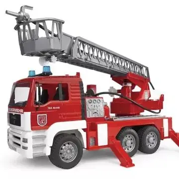 Akció Bruder MAN tűzoltóautó - vízpumpával, hang- és fényhatással - 47 cm