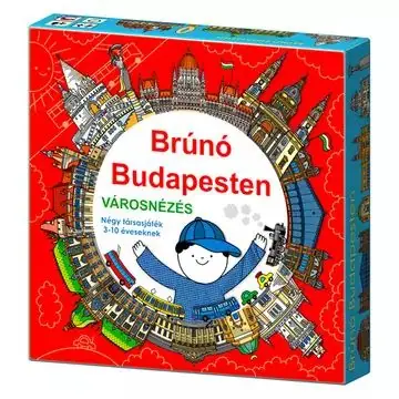 Brúnó Budapesten - Városnézés társasjátékgyűjtemény Szuper ajánlat