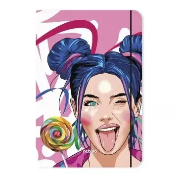 Kedvezmény Candy Girl gumis mappa - A/4-es