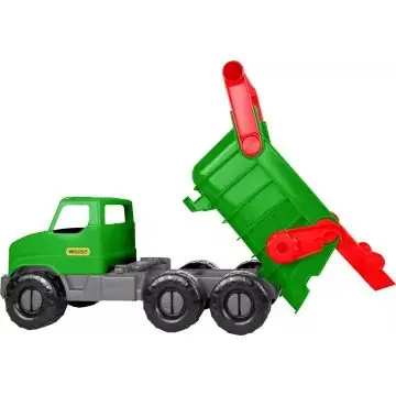 City Truck billenő teherautó zöld - kartondobozban Kiárusítás