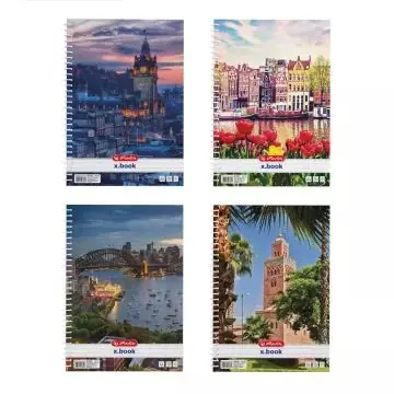 City vonalas spirálfüzet - A/4-es, többféle Outlet