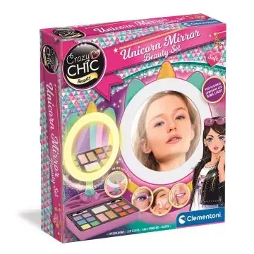 Clementoni Crazy Chic - unikornisos sminkstúdió körlámpával Csak ma