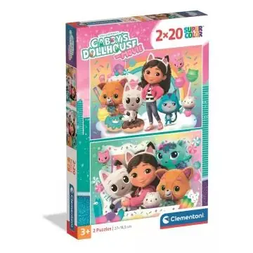 Clementoni Gabi babaháza puzzle - 2 az 1-ben Prémium