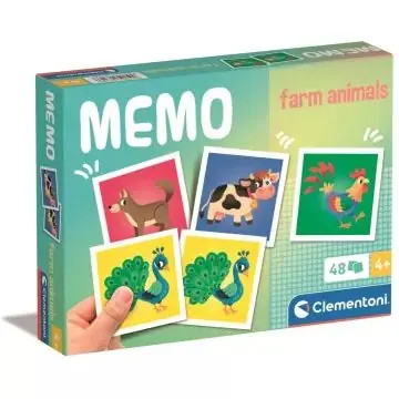 Clementoni Memóriakártya - A farm állatai Vásárlói kedvenc