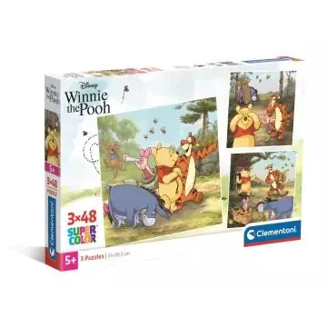 Clementoni Micimackó puzzle - 3 az 1-ben Biztonságos vásárlás