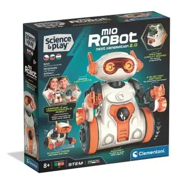Clementoni Mio, a programozható robotfigura Biztonságos vásárlás