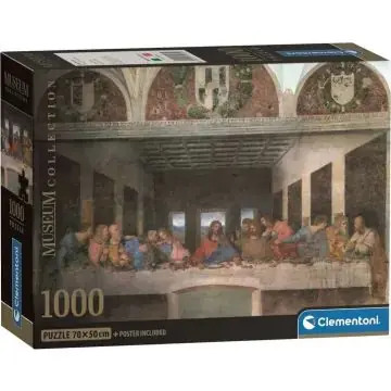 Clementoni Múzeum - Az utolsó vacsora puzzle - 1000 darabos Prémium