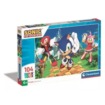 Utolsó esély Clementoni Sonic, a sündisznó és barátai - 104 darabos puzzle