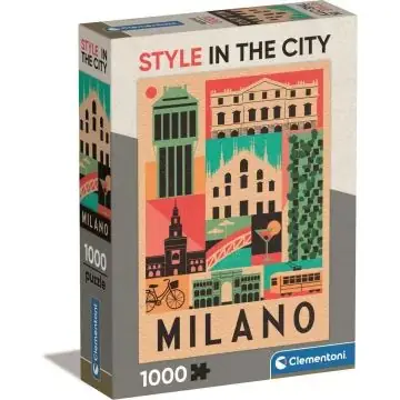 Árcsökkenés Clementoni Stílus a városban, Milánó puzzle - 1000 darabos