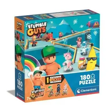 Clementoni Stumble Guys 2. széria - 180 darabos puzzle ajándék matricával Rendeld meg most