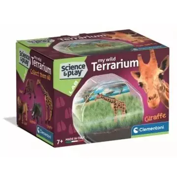 Árengedmény Clementoni Tudomány és játék - Mini terrárium, zsiráfos