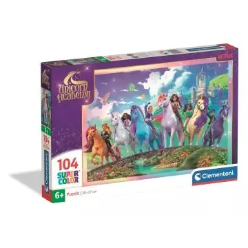 Legkelendőbb Clementoni Unikornis akadémia - 104 darabos puzzle