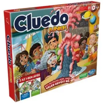 Cluedo Junior társasjáték CSOMAGOLÁSSÉRÜLT Exkluzív ajánlat