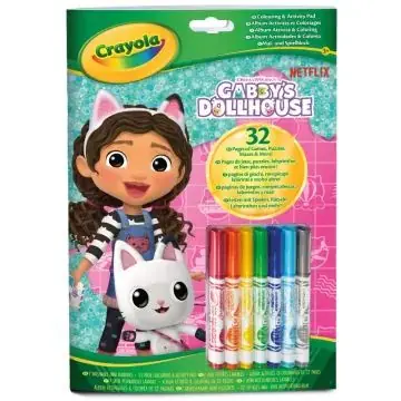 Árcsökkenés Crayola Color Activity Gabi babaháza foglalkoztató 7 db filctollal