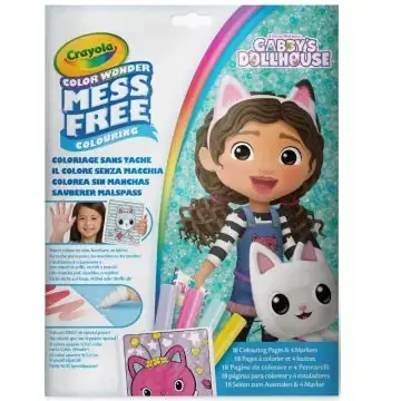Crayola Color Wonder Gabi babaháza maszatmentes kifestő készlet mappában Rendeld meg most