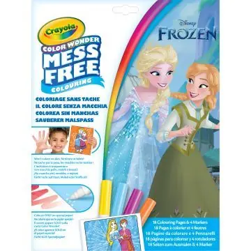 Azonnal elérhető Crayola Color Wonder Jégvarázs maszatmentes kifestő készlet mappában