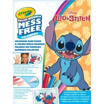 Crayola Color Wonder Lilo Stitch maszatmentes kifestő készlet mappában Biztonságos fizetés