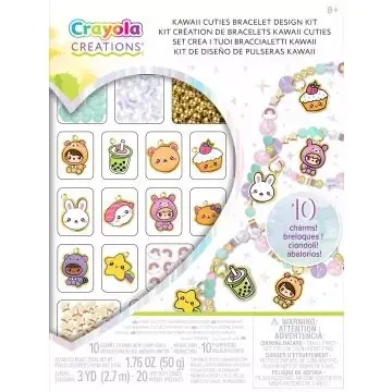 Bestseller Crayola Creations Kawaii karkötő készítő készlet CSOMAGOLÁSSÉRÜLT