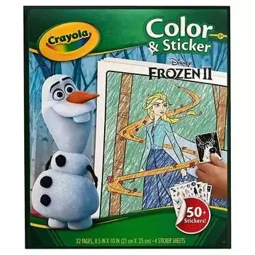 Crayola Jégvarázs Színező és matricázó füzet Kihagyhatatlan ajánlat