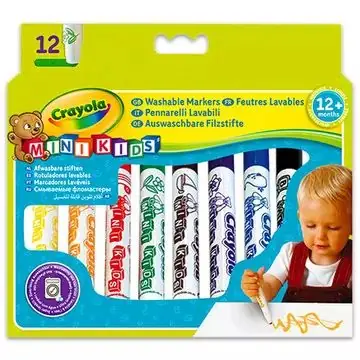 Azonnali szállítás Crayola Mini Kids 12 db tompa hegyű filctoll