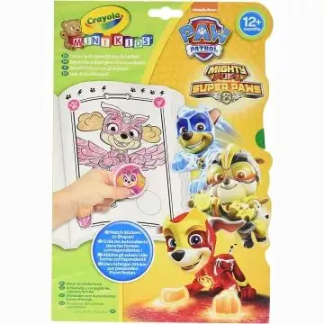 Crayola Mini Kids Mancs őrjárat színező és matricázó füzet Szuper akció