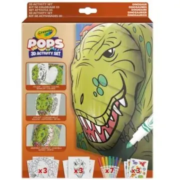 Kiárusítás Crayola POPs 3D foglalkoztató – Dinók